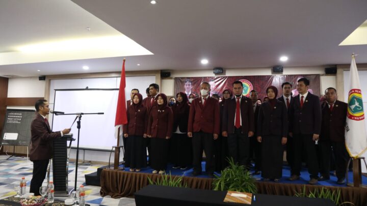 proses pelantikan pengurus DPD PPNI Kabupaten Banjar